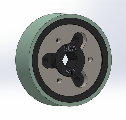 3"By1" Hardwheel