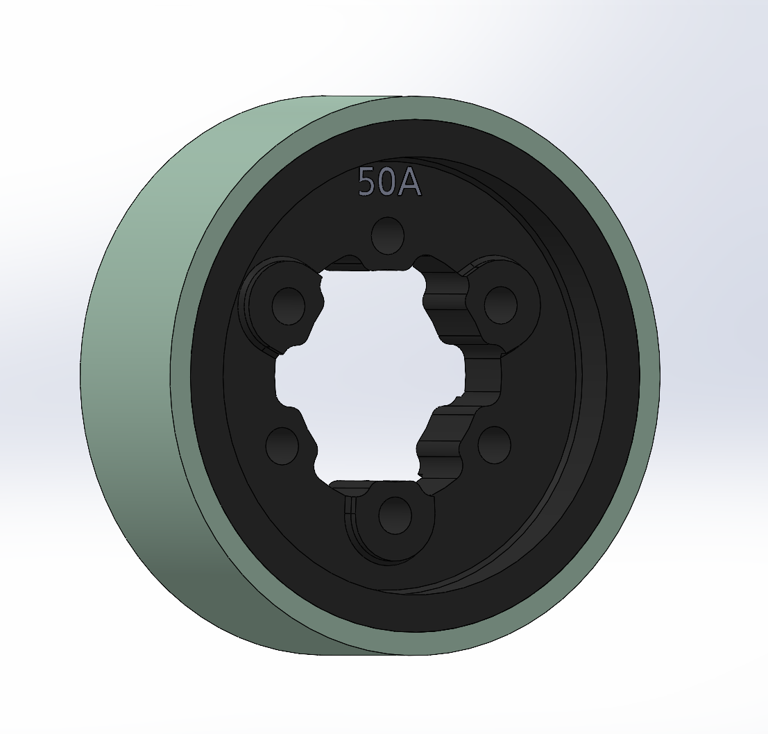 3"By1" Hardwheel