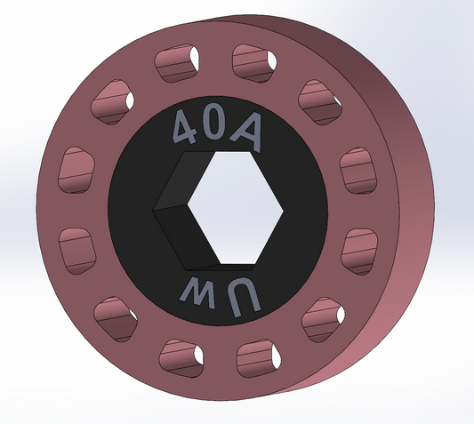 1.625" By .5" Smush Wheel