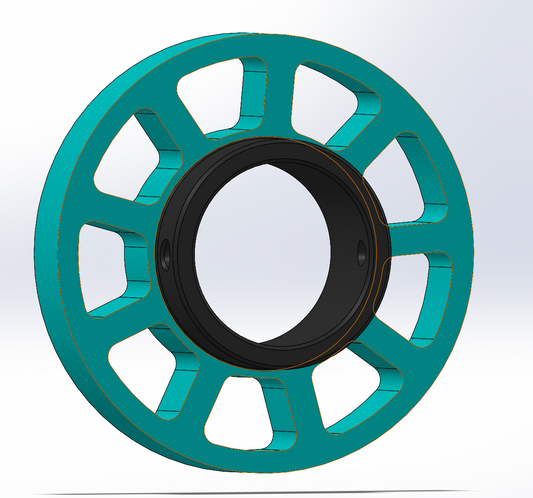 3"by.5" Smush Wheel - 1.125" Round Hub